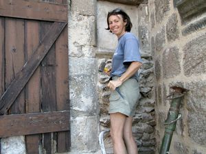 Patricia au travail