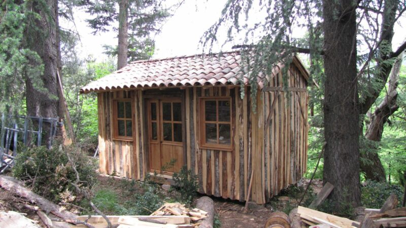 L’abri de jardin est terminé