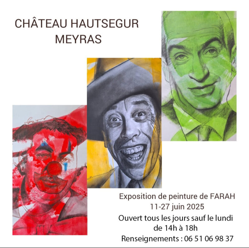 Affiche de l'Exposition de peinture de Farah